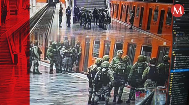 Metro de CdMx. Militares “practican” disuasión de actos terroristas