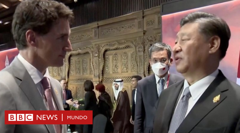 Las inusuales críticas en público de Xi Jinping a Justin Trudeau captadas por las cámaras - BBC News Mundo