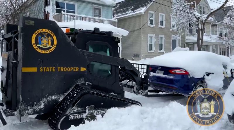 Esta es ROOK, la máquina para despejar la nieve de vehículos en Nueva York