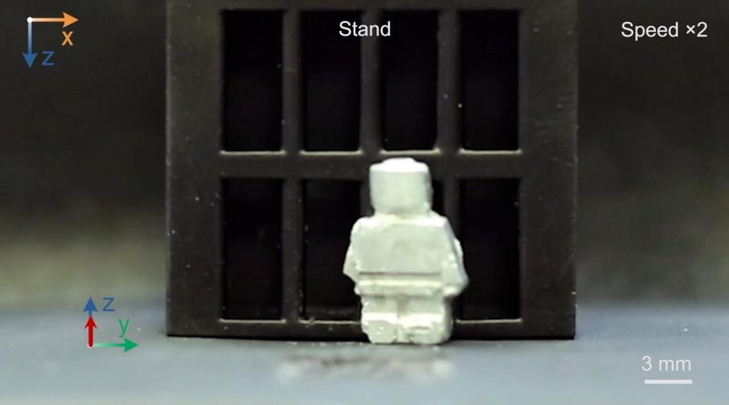 Diminuto robot cambia de forma, puede derretirse para salir de una jaula