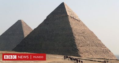 Las imágenes del pasadizo oculto hallado en la Gran Pirámide de Giza - BBC News Mundo
