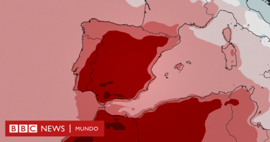 Los mapas que muestran las temperaturas más altas en España en un mes de abril desde que hay registro - BBC News Mundo