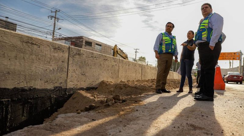 Reconstrucción del dren pluvial Bolaños registra avance del 80%: Luis Nava