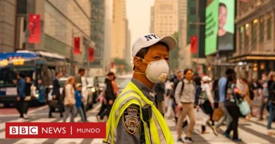 Nube de humo sobre Norteamérica: cómo se mide el índice de calidad del aire y cómo impacta a la salud si se considera insalubre - BBC News Mundo