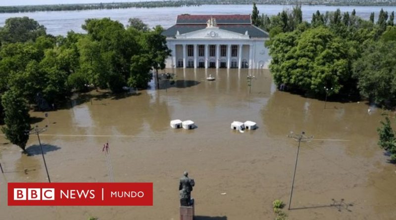 Por qué es importante la represa destruida en Ucrania que está provocando graves inundaciones y miles de evacuados - BBC News Mundo