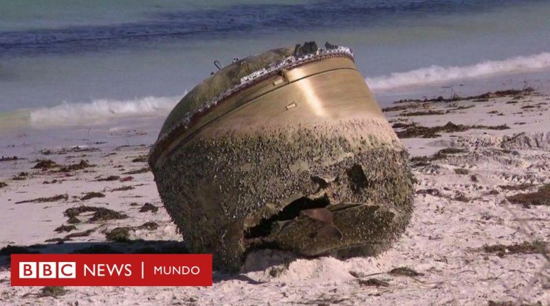 El misterioso objeto encontrado en una playa de Australia que desconcierta a las autoridades - BBC News Mundo
