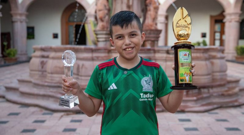 A sus 11 años Tadeo ya es Grand Champion