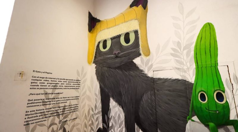 Artistas resignifican mito sobre los gatos