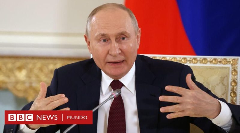 Guerra en Ucrania: Putin no descarta diálogos de paz con Kyiv - BBC News Mundo