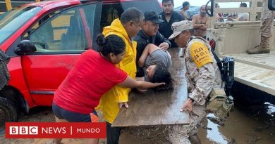 Hilary: las impactantes imágenes del paso de la tormenta tropical por México y California - BBC News Mundo