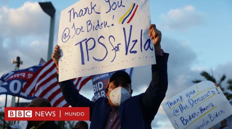 TPS Venezuela: el gobierno de EE.UU. les dará permiso de trabajo a casi medio millón de venezolanos que se encuentran en el país - BBC News Mundo