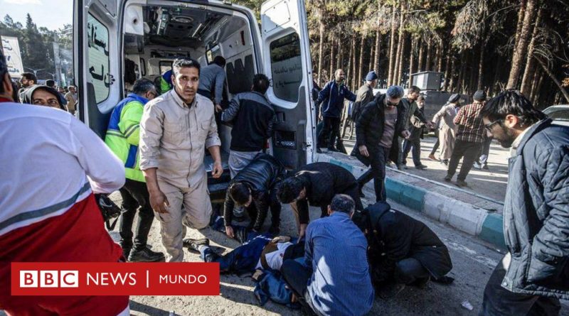 Irán: al menos 84 personas mueren en dos explosiones cerca de la tumba del general Qasem Soleimani en el aniversario del asesinato del militar - BBC News Mundo