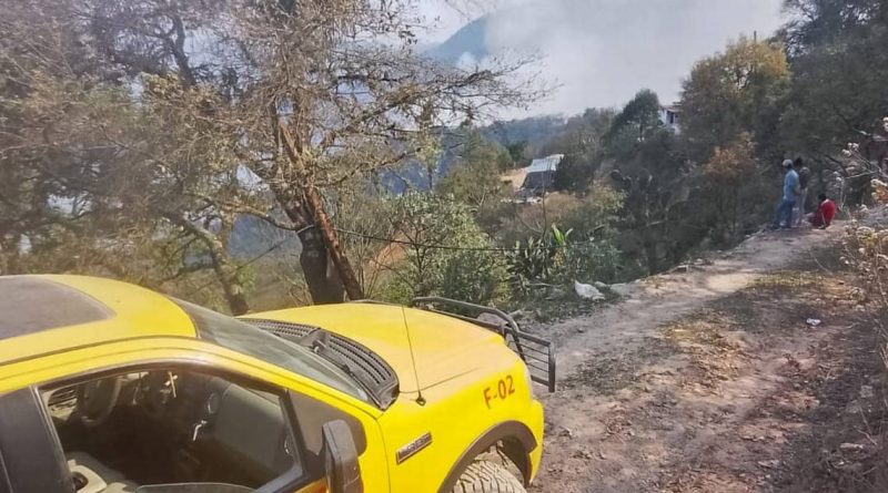Controlan 95% del fuego forestal en Cadereyta
