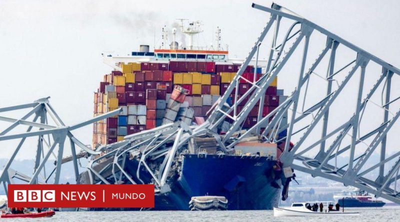 Baltimore: quiénes son los 21 tripulantes que permanecen dentro del barco carguero que chocó contra el puente de la ciudad estadounidense - BBC News Mundo
