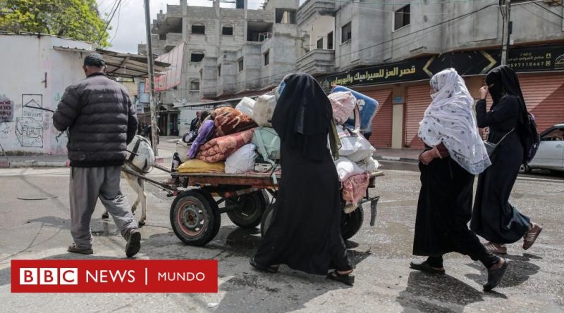 Rafah: el ejército de Israel ordena la evacuación de 100.000 personas en el sur de Gaza ante una inminente operación militar - BBC News Mundo